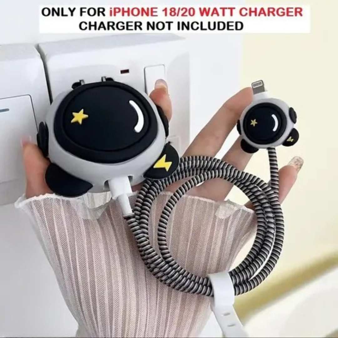 Astronaut 3D iPhone Charger Adapter & Cable Cover
