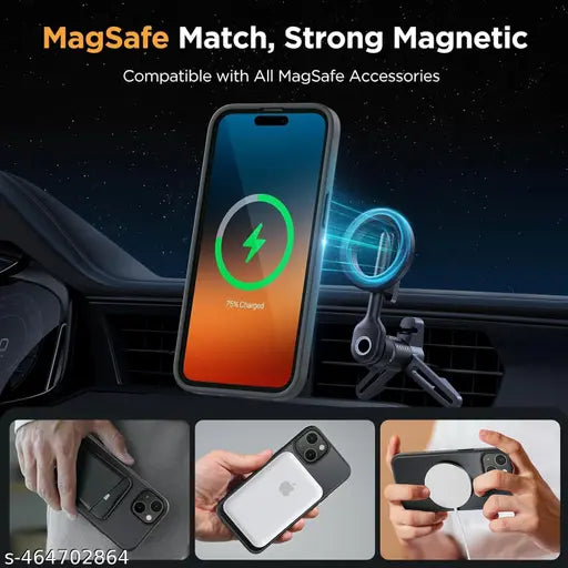 Premium iPhone 15 Back Case with MagSafe Compatibility | Scratch Resistant