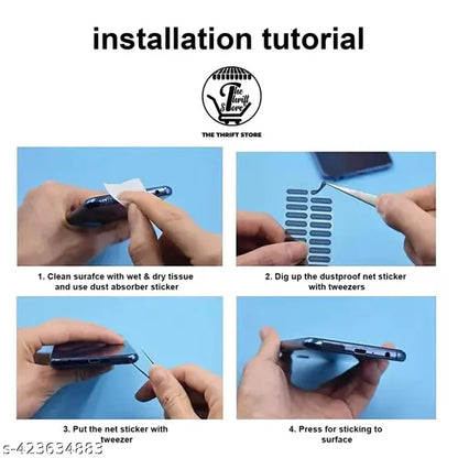 Dust Protector/Anti Dust Plugs & Net Stickers for Smartphones