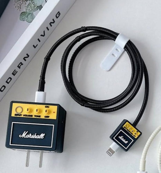 Marshall Speaker 3D iPhone Charger Adapter & Cable Cover