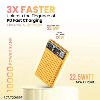 Portronics Luxcell Compact Advanced 10000mAh Power Bank