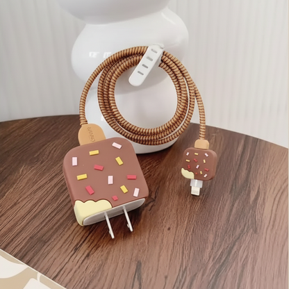 Ice-cream 3D iPhone Charger Adapter & Cable Cover