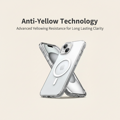 Anti-Yellow MagSafe Clear Case for iPhone