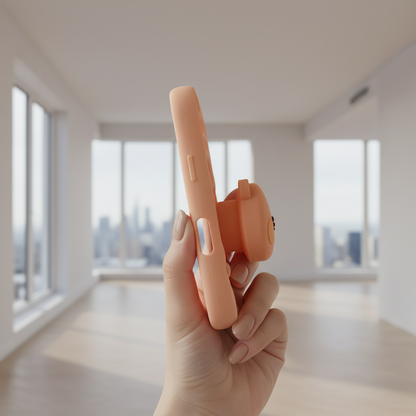 iPhone 16 3D Cartoon Pop-up Bear with Holder | Full Protective Cover