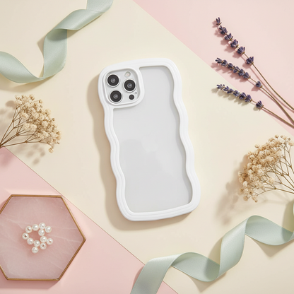 Curly Wave Premium Back Cover for iPhone 15