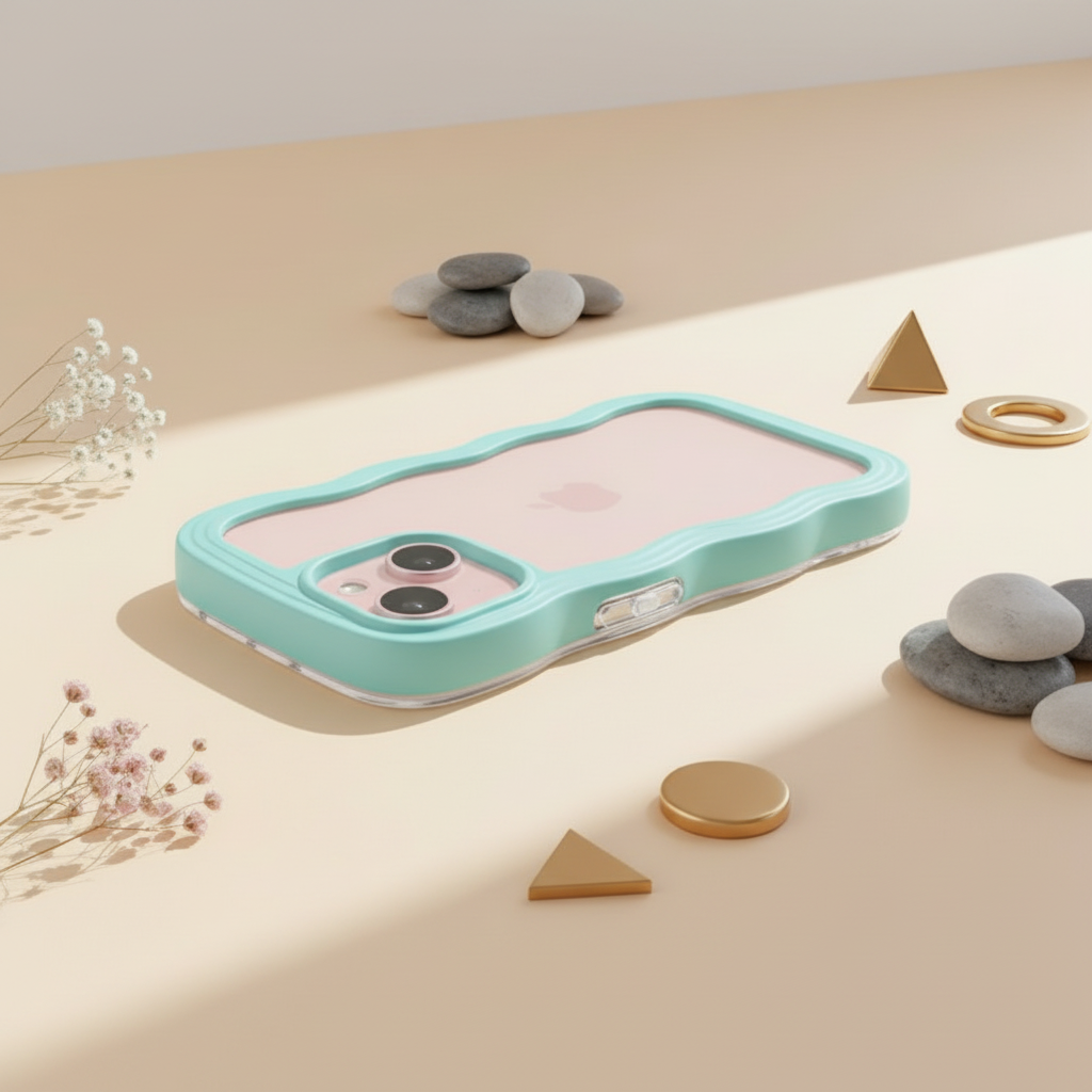 Curly Wave Premium Back Cover for iPhone 12