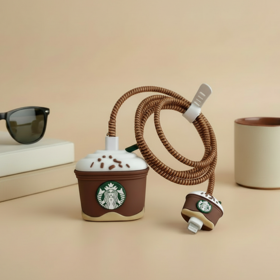 Starbucks 3D iPhone Charger Adapter & Cable Cover