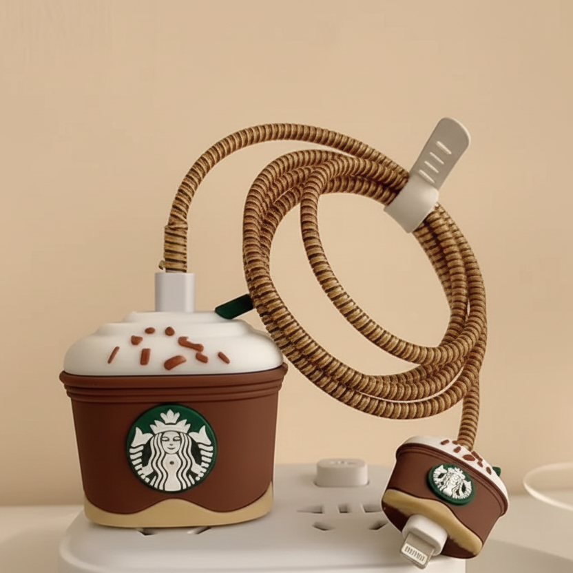 Starbucks 3D iPhone Charger Adapter & Cable Cover